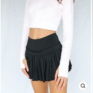 Gold Hinge pleated tennis skirt NWTS